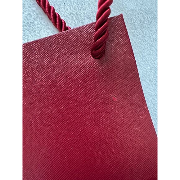 Cartier Textured Gift Bags Burgundy Petite 7 x 7 7/8 in. Set Of Four - Picture 8 of 15
